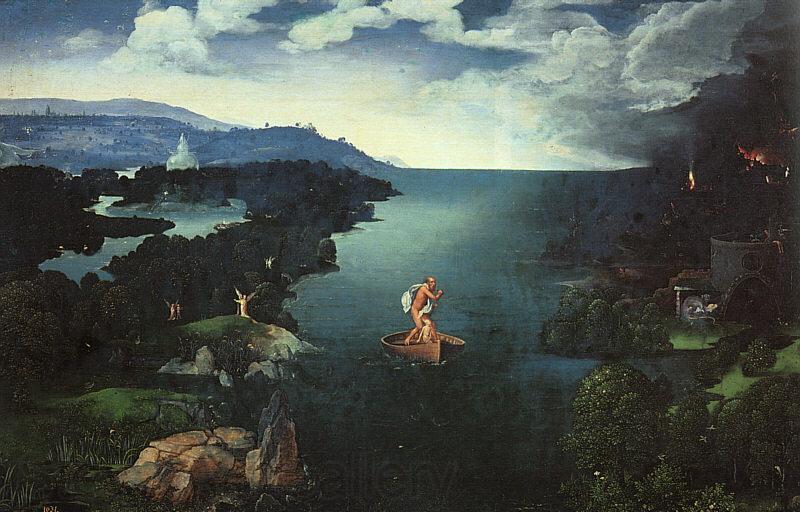 Joachim Patenier Charon Crossing the Styx Norge oil painting art